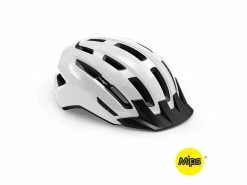 Hjelm – MET Helmet Active/Crossover Downtown – Str. S/M 52-58 Cm – White/Glossy