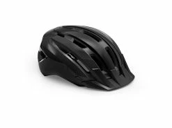 Hjelm – MET Helmet Active/Crossover Downtown – Str. M/L 58-61 Cm – Black/Glossy