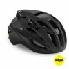 Hjelm – MET Helmet Road Rivale MIPS – Str. L 58-61 Cm – Black/Matt Glossy -Cykler Salgsbutik 3hm132ce00lno1