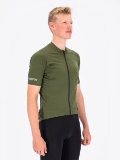 FUSION C3 Cykel Jersey – Str. XL – Green -Cykler Salgsbutik C3 Cycling jersey 0198 Green 1f 4273945 750x