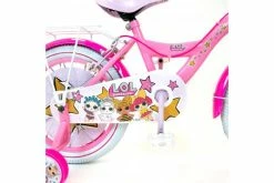 LOL Surprise Børnecykel - Piger - 16 Tommer - Pink - 2 Håndbremser -Cykler Salgsbutik LOL 16 inch meisjesfiets 3 W1800