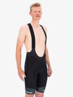 FUSION Mens HP Cycle Bib – Str. M – Black
