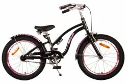 Volare Miracle Cruiser Børnecykel - Piger - 18 Tommer - Matt Black - Prime Collection