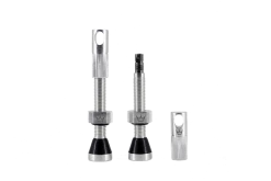 Peaty's Peaty’s – Tubeless Ventil – 42mm – Sølv