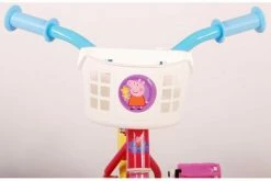 Peppa Pig Børnecykel - Piger - 10 Tommer - Pink / Blue - Fast Gear -Cykler Salgsbutik Peppa Pig fiets 10 inch 11 W1800