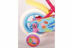 Peppa Pig Børnecykel - Piger - 10 Tommer - Pink / Blue - Fast Gear -Cykler Salgsbutik Peppa Pig fiets 10 inch 3 W1800