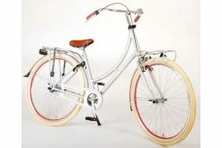 Volare Classic Oma Damecykel - 51 Centimeter - Matt Sølv -Cykler Salgsbutik Volare Classic Oma 28 inch mat Silver 1 W1800 qyor fp