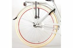 Volare Classic Oma Damecykel - 51 Centimeter - Matt Sølv -Cykler Salgsbutik Volare Classic Oma 28 inch mat Silver 3 W1800 c9sk 3l