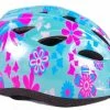 Volare Børne Cykelhjelm - XS - Grønne Lyserøde Blomster - 47-51 Cm - Ekstra Lille Model -Cykler Salgsbutik Volare Fietshelm 2 W1800