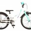 Volare Glamour Børnecykel - Piger - 18 Tommer - Hvid/Mintgrøn - Prime Collection -Cykler Salgsbutik Volare Glamour 18 inch TR W1800 1