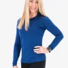FUSION Womens Merino LS – Str. L – Night Blue