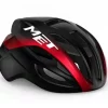 MET Helmet Road Rivale MIPS Black Red Metallic/Glossy L (58-61 Cm)