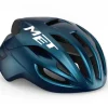 Hjelm – MET Helmet Road Rivale MIPS – Str. M 56-58 Cm – Teal Blue Metallic/Glossy -Cykler Salgsbutik met rivale mips teal blue metallic glossy front right side p