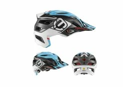 Hjelm – MONDRAKER – Troy Lee Designs A3 – Str. M/L 57-59 Cm – White/Blue